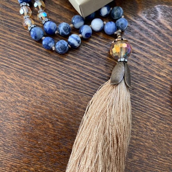 Mala Style Necklace 108 beads. - Picture 2 of 5